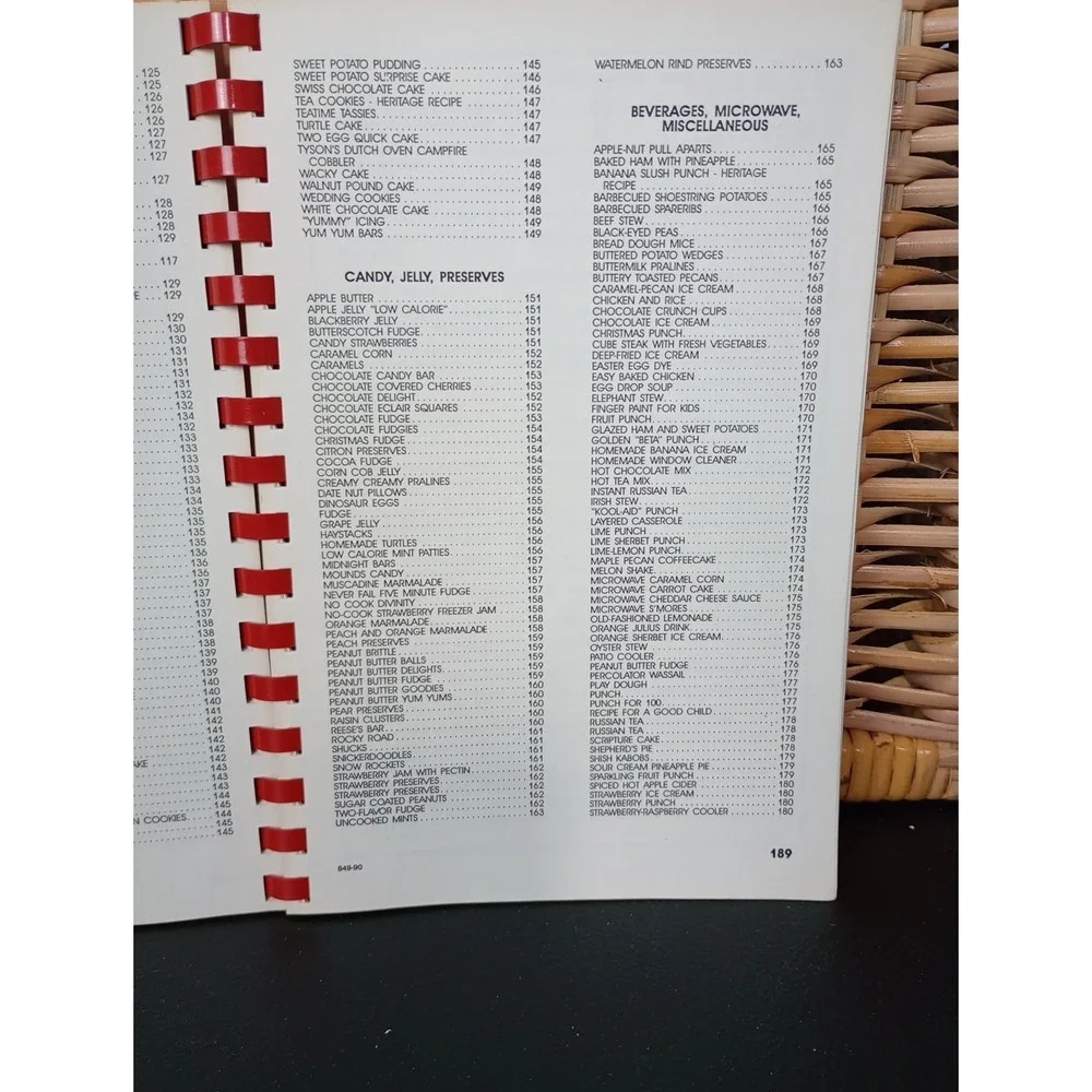 Fairview‎ United Methodist Church Cookbook Thomasville, NC 1990 Vintage Local